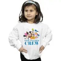 Disney Meisjes Mickey Mouse Vrienden Sweatshirt (Wit)
