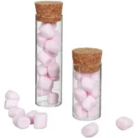 Packlinq Glazen reageerbuisjes met kurk Ø3cm H: 6 cm (12 st.)