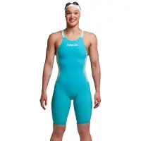 Funkita Apex Viper Open Back Competition Swimsuit Groen 28 Vrouw