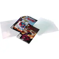 Packlinq Zakken voor Stripboeken 18,1x27 + 3cm met beschermende sluiting