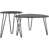 Novogratz Athena-NestingTables - Zwart Marmerlook