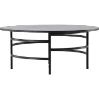 Venture Home Copenhagen salontafel Ø100cm zwart.