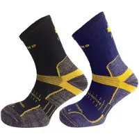 Mund Socks Pilgrim Sokken 2 Paren Zwart EU 34-37 Man