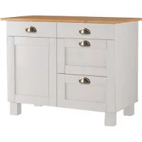 Loft 24 Toscana-CupBoard - Wit/Honing Grenen