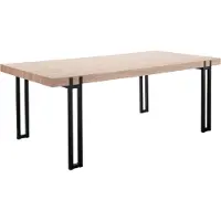 Loft 24 Azuma-Eettafel - 6-zits - Natuur/Zwart