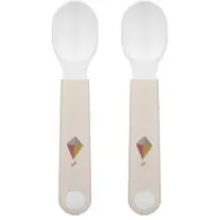Mepal Set Oefenlepel - kinderbestek - Mio 2 stuks - Sunshine & Rainbow