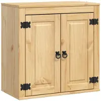 vidaXL Kast SKI HoningBruin 60 x 32 x 60 cm Massief grenenhout