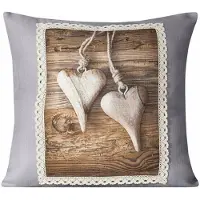 Eurofirany Kerst Kussenhoes 40x40 cm - Decoratieve Sierkussenhoes