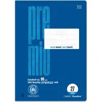 Staufen Premio Schrift A4 Gelinieerd Geniet Blauw Niet geperforeerd 040782027