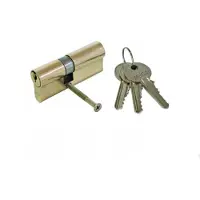 ABC-led Cilinderslot-inzet – messing – asymmetrisch – 70 mm (30/40 mm)