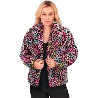 Widmann Bontjas pluche dames luipaard multi kostuum Niek