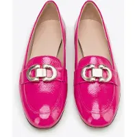 WITTCHEN Dames mocassins van lakleer met decoratieve gesp, roze