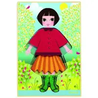 Djeco Cleo Tricot Houten Puzzel - Educatief Speelgoed vanaf 3 Jaar