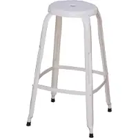 Notio Living Iron-Barkruk - 74 cm - Crème Metaal