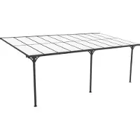 Westmann Alu terrasoverkapping Bruce 617, zwart, 300x617x270 cm
