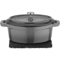 GSW Mini Casserole Dish - - 718301 - Solid Cast Iron - Induction Compatible - Anthracite Grey