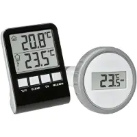 TFA-Dostmann Palma 30.3067.10 Zwembadthermometer Zwart
