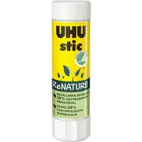 UHU ReNATURE Lijmstift Niet-permanent Transparant 40 g