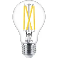 Signify - LED Lamp - E27 Master - Peer Filament Helder - 5.9W 806lm - 922-927 Dim To Warm - Beste Kleurweergave - Dimbaar
