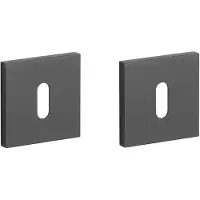 Aprile Comfort Vierkant Sleutelrozet 53x53x7mm Zwart Rozetten