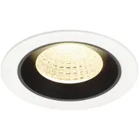 SLV Inbouwspot Numinos M wit/zwart 3000K - 55gr
