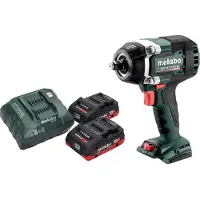 Metabo SSW 18 LTX 800 BL accu-slagmoersleutel 18 V 800 Nm 1/2" borstelloos + 2x LiHD-accu 4,0 Ah + oplader