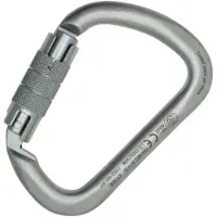 Kong Italy X-large C Steel Twist Lock Karabijnhaak Zilver