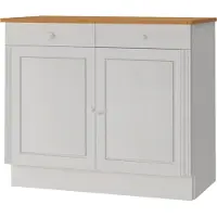 Notio Living Anita-Kast - Wit/Honing Grenen