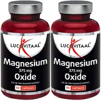 Lucovitaal 2x Magnesium Oxide 375mg 90 Capsules