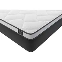 Vente-unique Set 180 x 200 cm bedbodem met opbergruimte, wit + hybride matras met pocketveren en vormgeheugen van 25 cm dik - ASTRIA Art Collection van YSMÉE