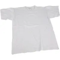 Packlinq T-shirts, B: 52 cm, afm medium, ronde hals, 145 gr, wit, 1 stuk