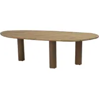4SO Estate dining tuintafel mango 240x105xH75 cm teak amber