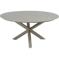 4SO Prado dining tuintafel 160xH75 cm keramiek latte