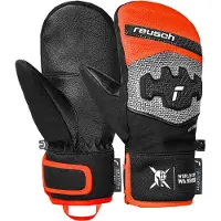 Reusch Sporthandschoenen 'Worldcup Warrior Prime' donkeroranje / zwart / wit