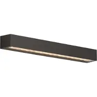 QAZQA Industriële buiten wandlamp zwart 55cm incl. LED IP65 - Hannah