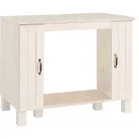 Notio Living Alby-Ovenkast - 2-Deurs - Wit Lak