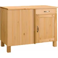 Notio Living Alby-Hoekkast - 60 cm - Grenen Gebeitst