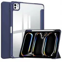 IMoshion Trifold Hardcase Bookcase voor de Apple iPad Pro 13 (2025) M5 / (2024) M4 - Donkerblauw