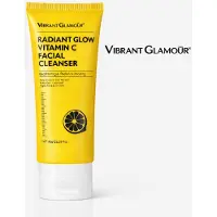 VIBRANT GLAMOUR Vitamine C Gezichtsreiniger – Vitamine C Face Wash – Diepe Reiniging & Hydratatie – Cleanser voor Stralende Huid