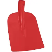 vidaXL Schep Hoofd Rood 32 x 24,5 cm Gepoedercoat staal