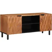 vidaXL TV Kast met plank Acacia Bruine Afwerking 105 x 33 x 46 cm