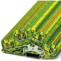 Phoenix Contact 3210602 Klem 2-etages 5.2 mm Push-Lock-veeraansluiting Groen, Geel 50 stuk(s)