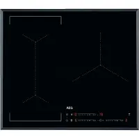 AEG TI64IB10IZ, Zwart, Inbouw, 60 cm, Inductiekookplaat met zones, Glas, 4 zones