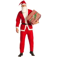 Coppens Kerstman badjas | Maat M-l