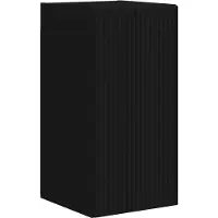 vidaXL TV Wandkast 30 x 31 x 60 cm Zwart Bewerkt hout
