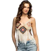 Boland - Top Wild loom (M) - Volwassenen - Hippie - Festival - Boho