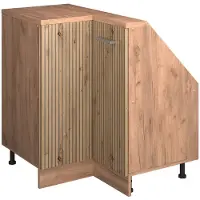 Vicco R-Line Hoekkeukenkast voor schuine wand – 75.6 cm met 1 deur Artisanaal eiken