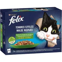 Felix 6x - Malse Reepjes Countryside in Gelei met Groenten (12 x 85 g)