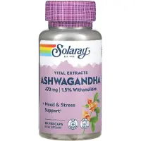 Solaray Ashwagandha 470mg Capsules 60 Eenheden