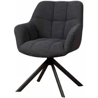 Tower Living - Alba draaibare armstoel - donkerblauw